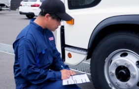 Tire groove check